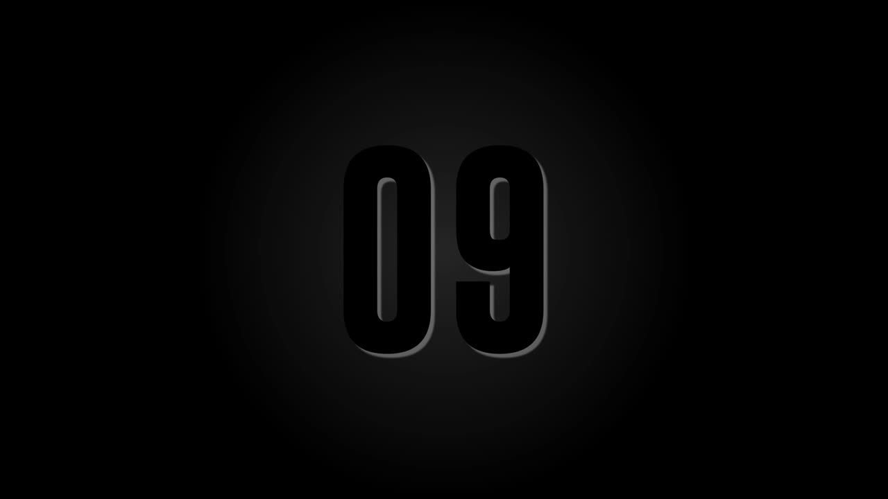 el cronometrador de minutos en el fondo. cuenta atrás de 60 a 0 segundos.