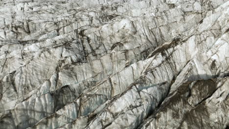 paisaje glacial escénico sobre svínafellsjökull en el parque nacional de vatnajökull, islandia