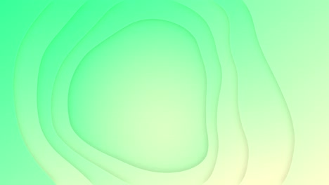 animation of green gradient lines waving in seamless loop