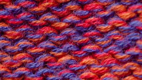 textura de un suéter de punto rojo