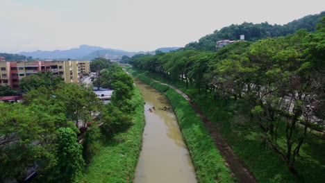 Flussrenaturierung-In-Der-Malaysischen-Stadt-Im-Projekt-River-Of-Life