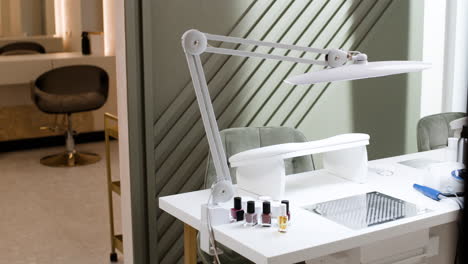 modern nail salon interior