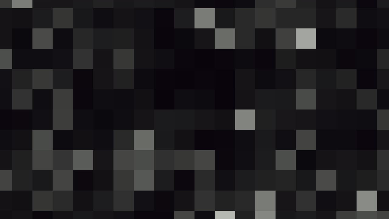 Píxeles blancos y negros en patrón de 8 bits sobre degradado