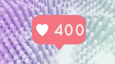 animación de iconos de medios sobre formas