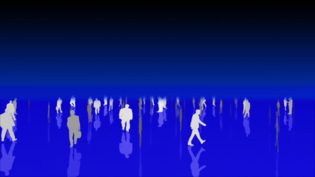 사업가들의 실루