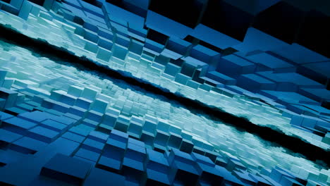 fondo de cubos geométricos abstractos