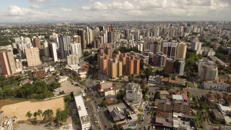aerial view of a brazilian city