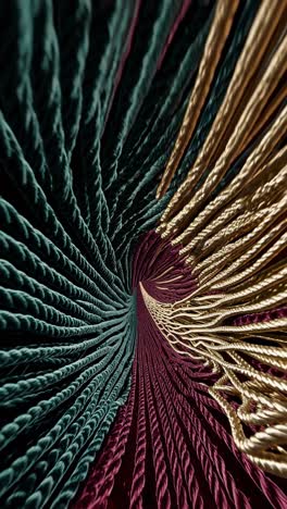 abstract swirling ropes pattern
