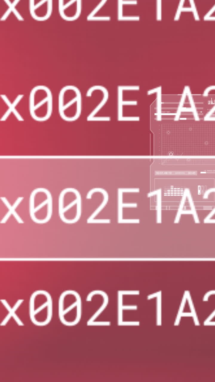 animación de datos financieros y gráficos en pantallas sobre la bandera de china