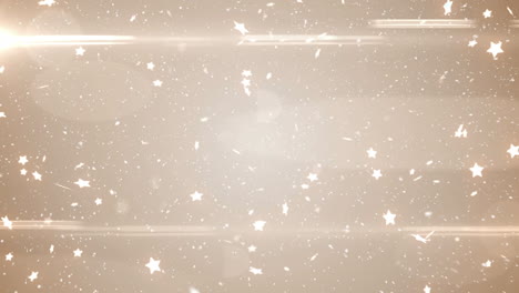 animation von schnee, der auf beigenem hintergrund fällt