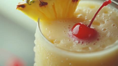 delicious piña colada cocktail
