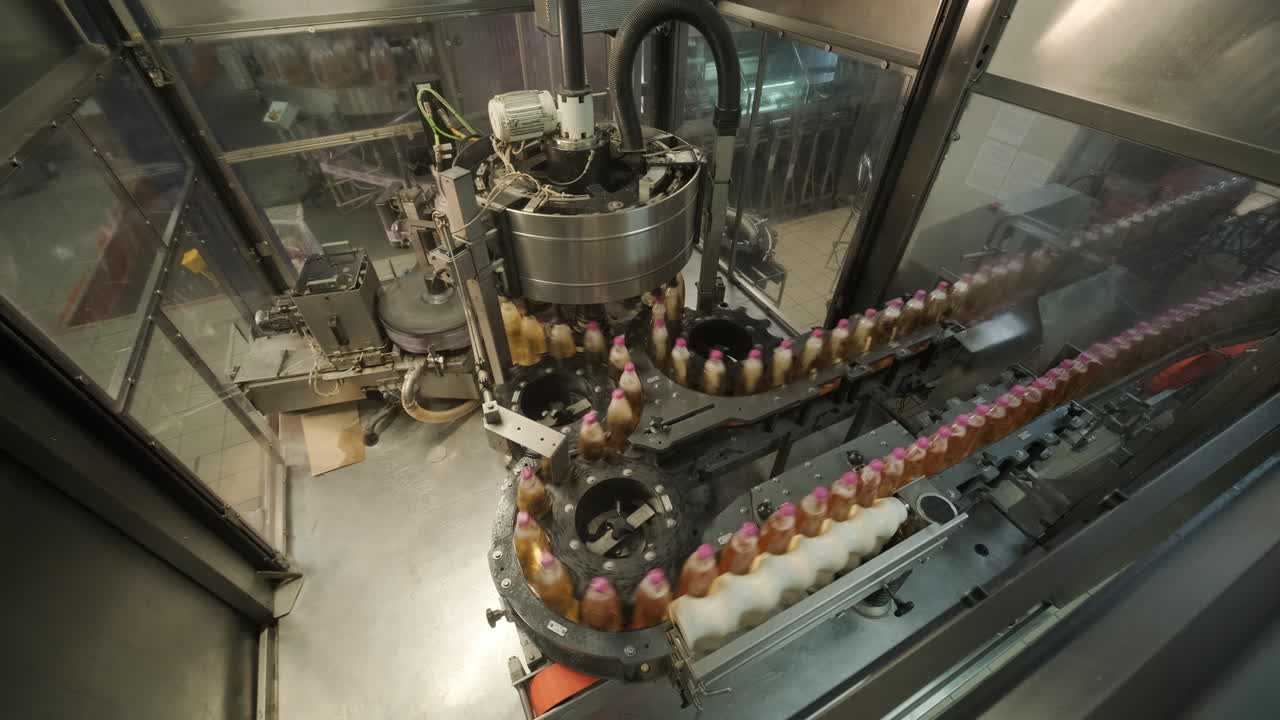 Automated Beverage Bottling Line