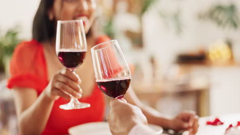 celebración de una cena romántica