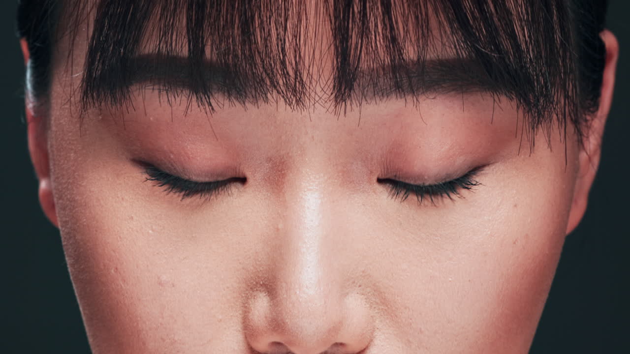 여자 의 클로즈업 초상화