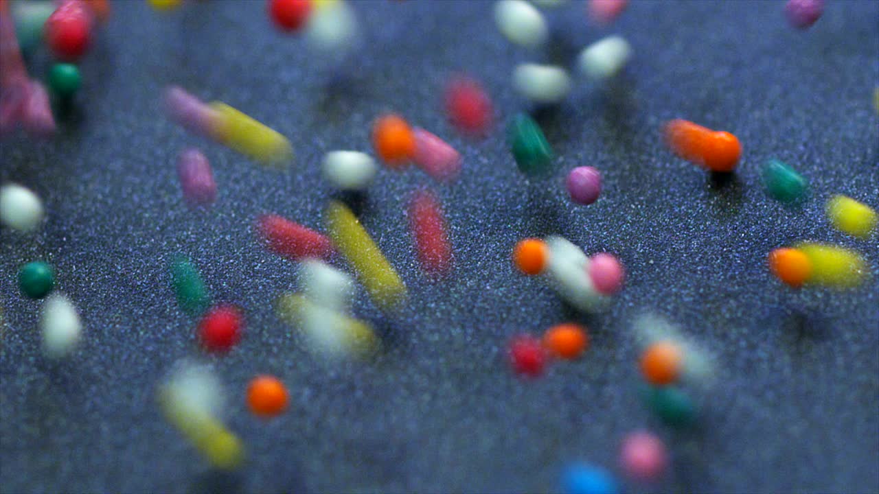 azúcar dulce salpicado