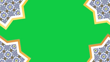 ramadan islamic background - 4k islamic ramadan - geometrical shapes - (loopable) - mosaic - star shape