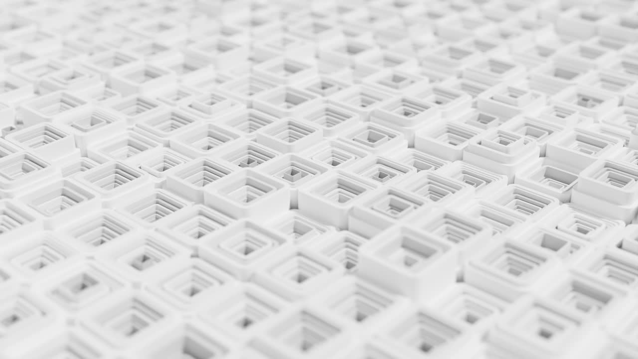 상호 연결된 사각형의 추상적인 기하학적 패턴