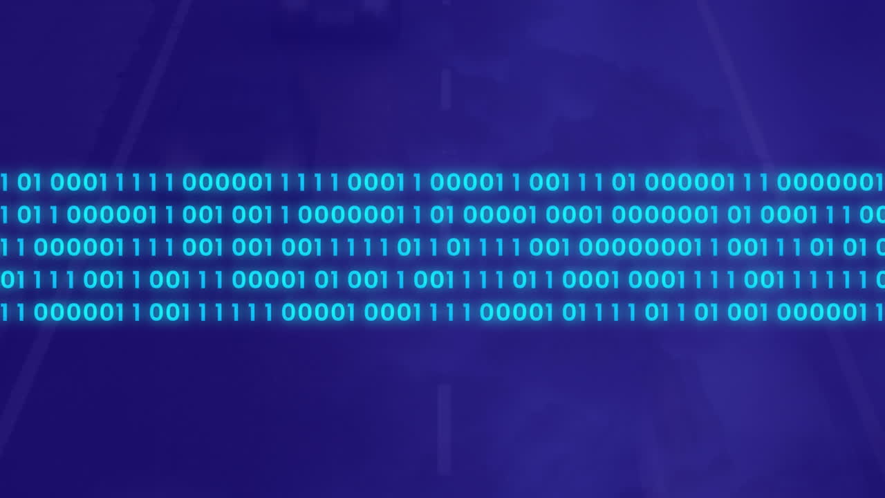 animación del gráfico sobre fondo azul