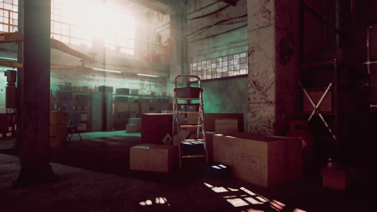 버려진 산업 창고