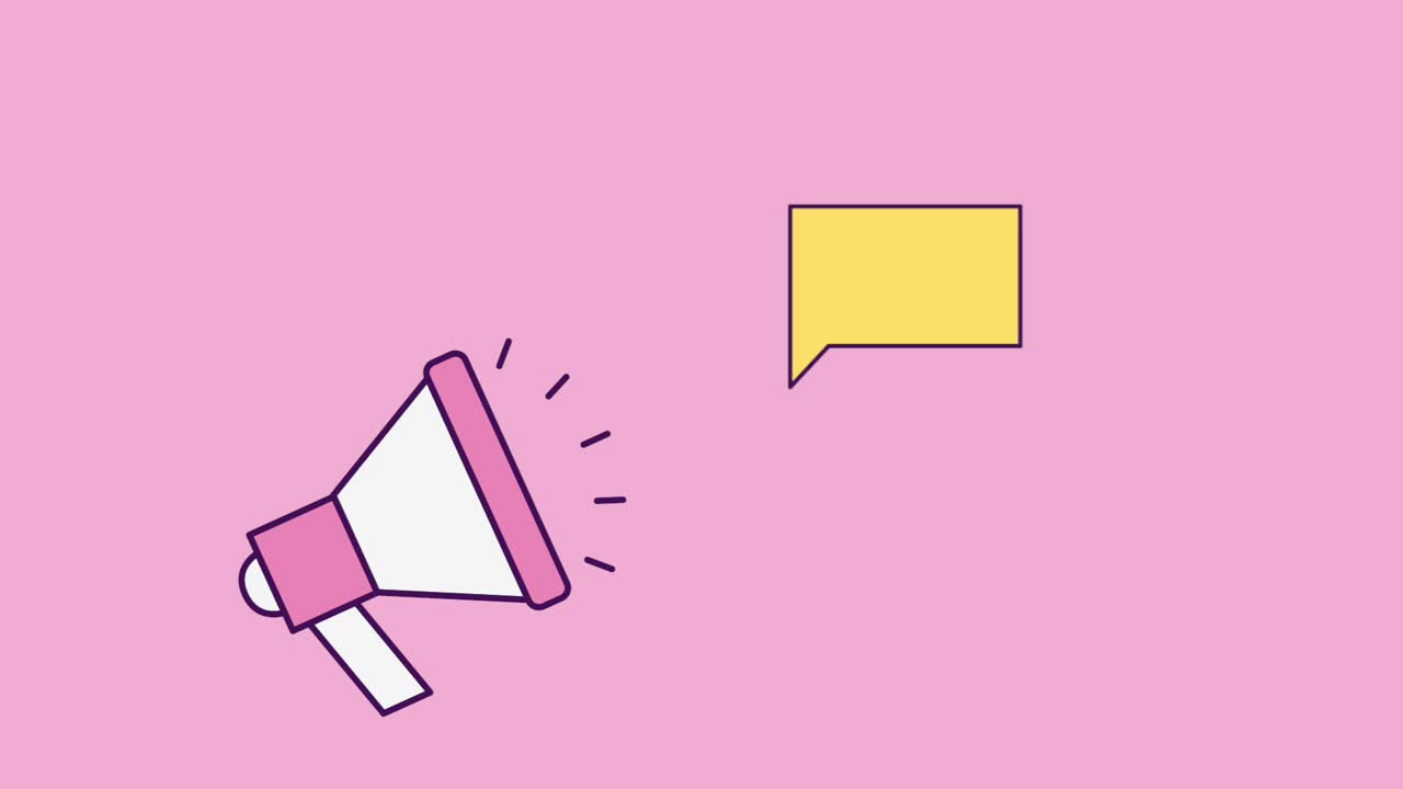 el mercadotecnia del megáfono publicidad burbuja de manchas