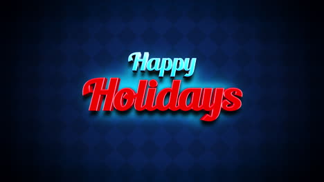 Happy-Holidays-text-on-blue-geometric-gradient-pattern