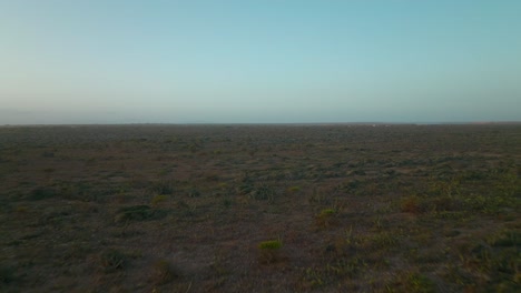 aerial drone of desert, travelling in, la guajira colombia
