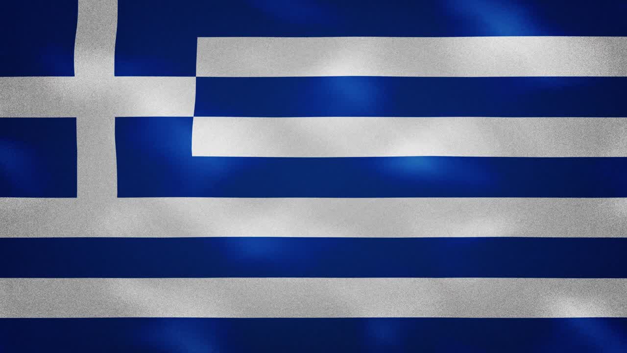 그리스 발의 밀집된 직물 파동, 배경 루프