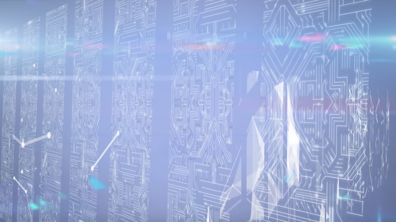 인터페이스에서 연결 네트워크의 애니메이션