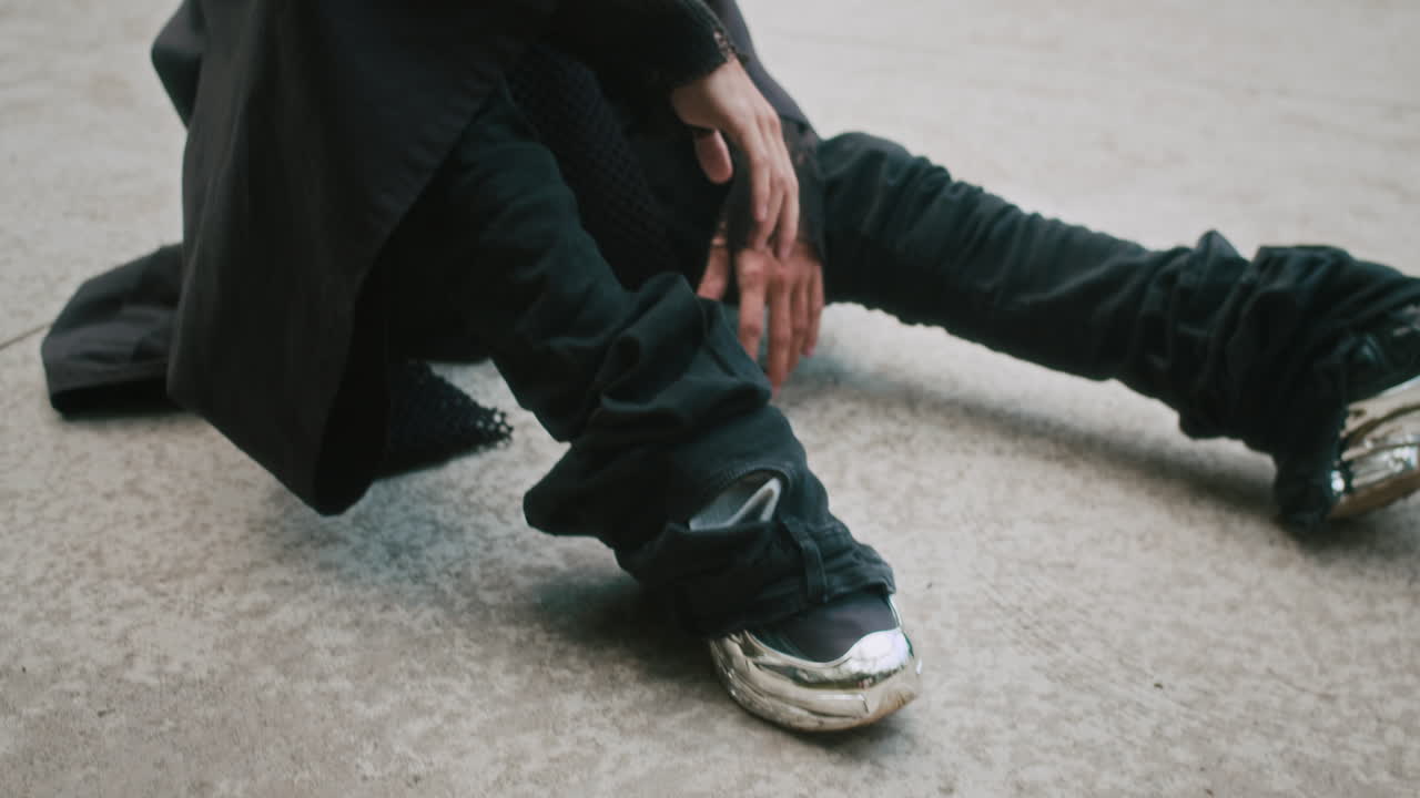 Male Fashion Model Looking at Camera Confidently Outdoors