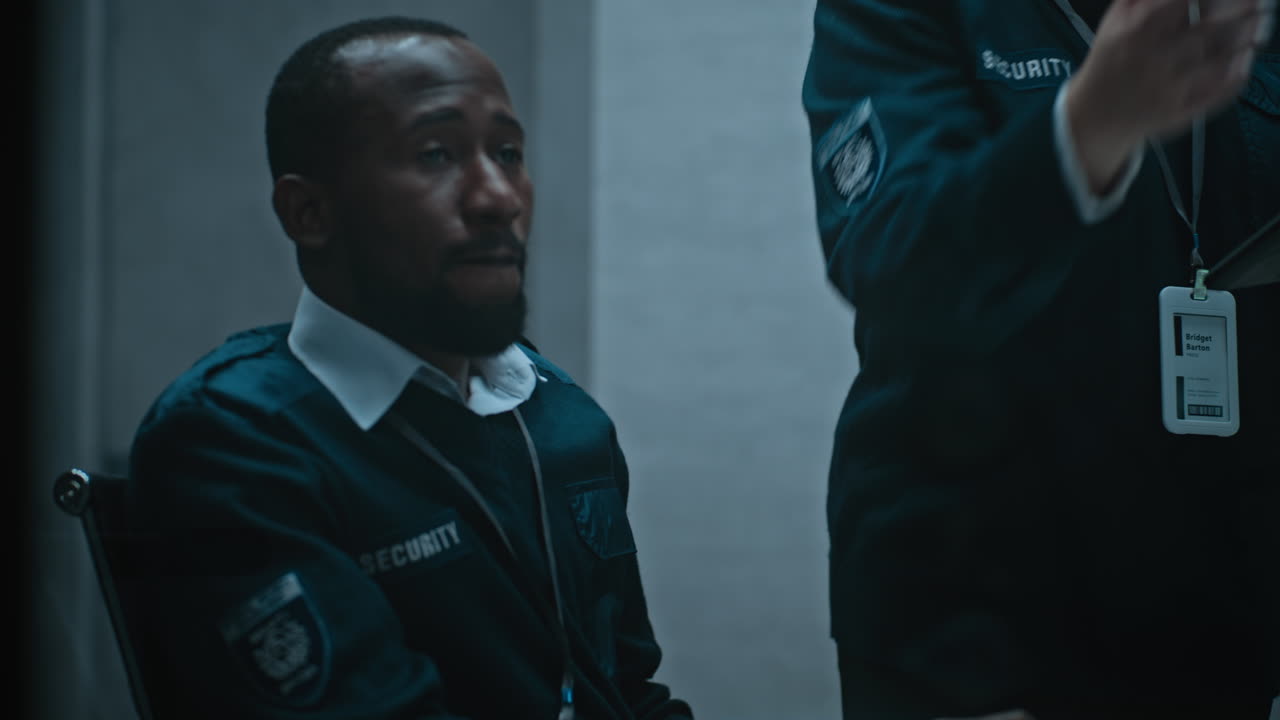 personal de seguridad en acción