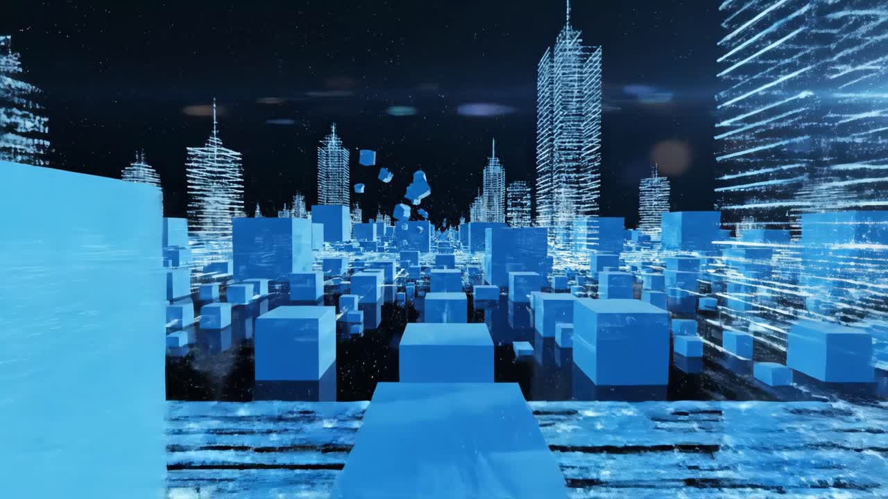 Futuristic Digital City