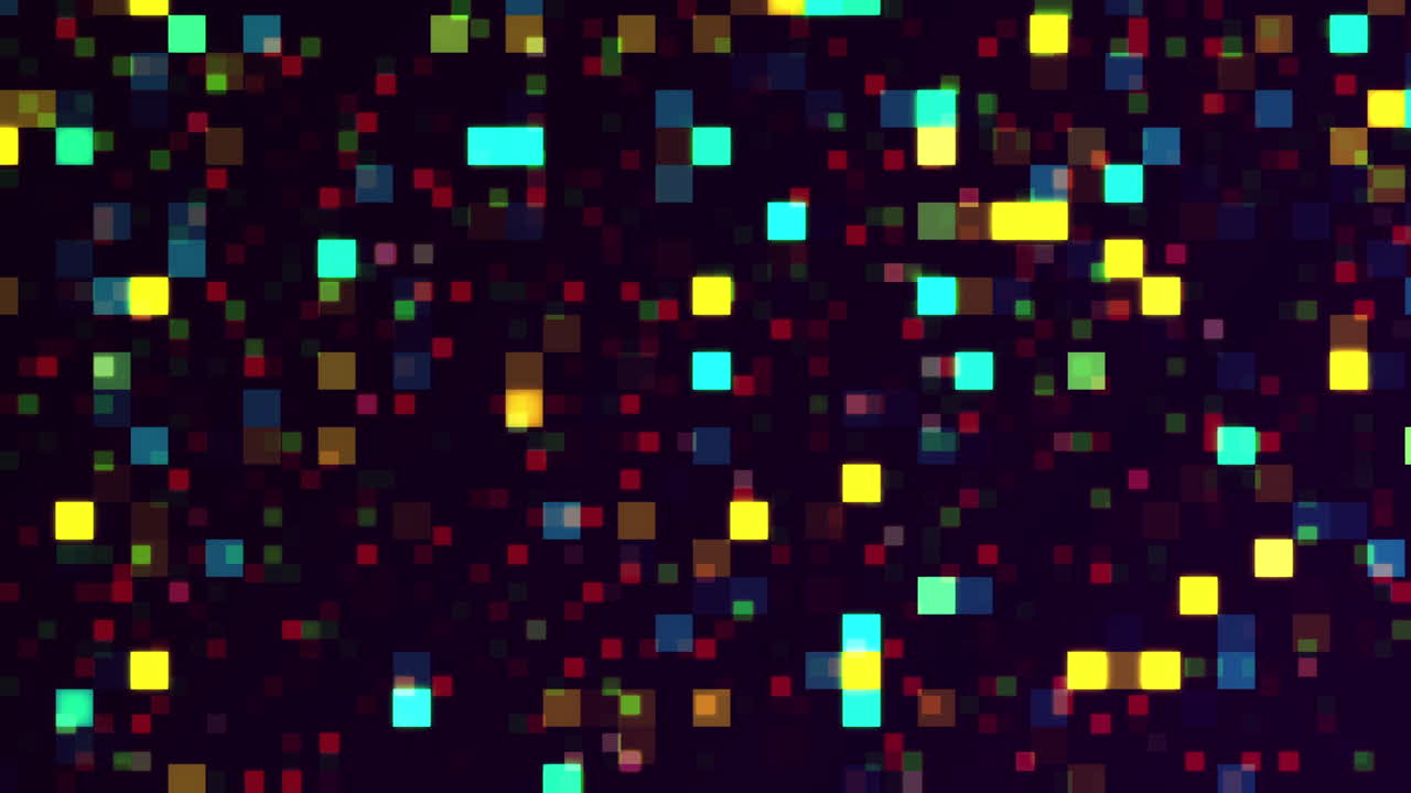 fondo de brillantes bloques de colores parpadeantes en movimiento
