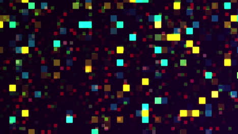 Hintergrund-Leuchtender,-Flackernder,-Bunter-Blöcke-In-Bewegung