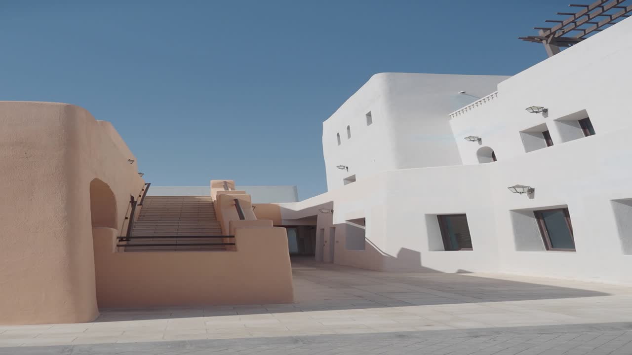 Architectural buildings with clear sky