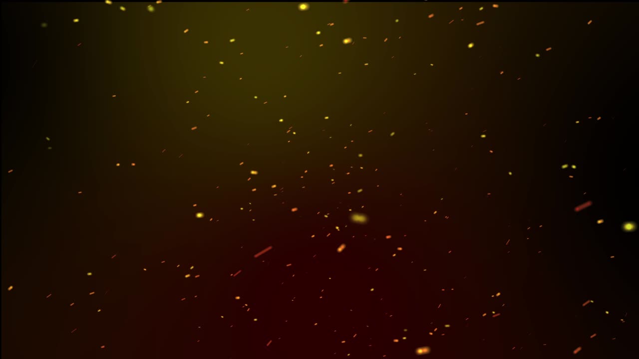 Sparks black background particle loop animation