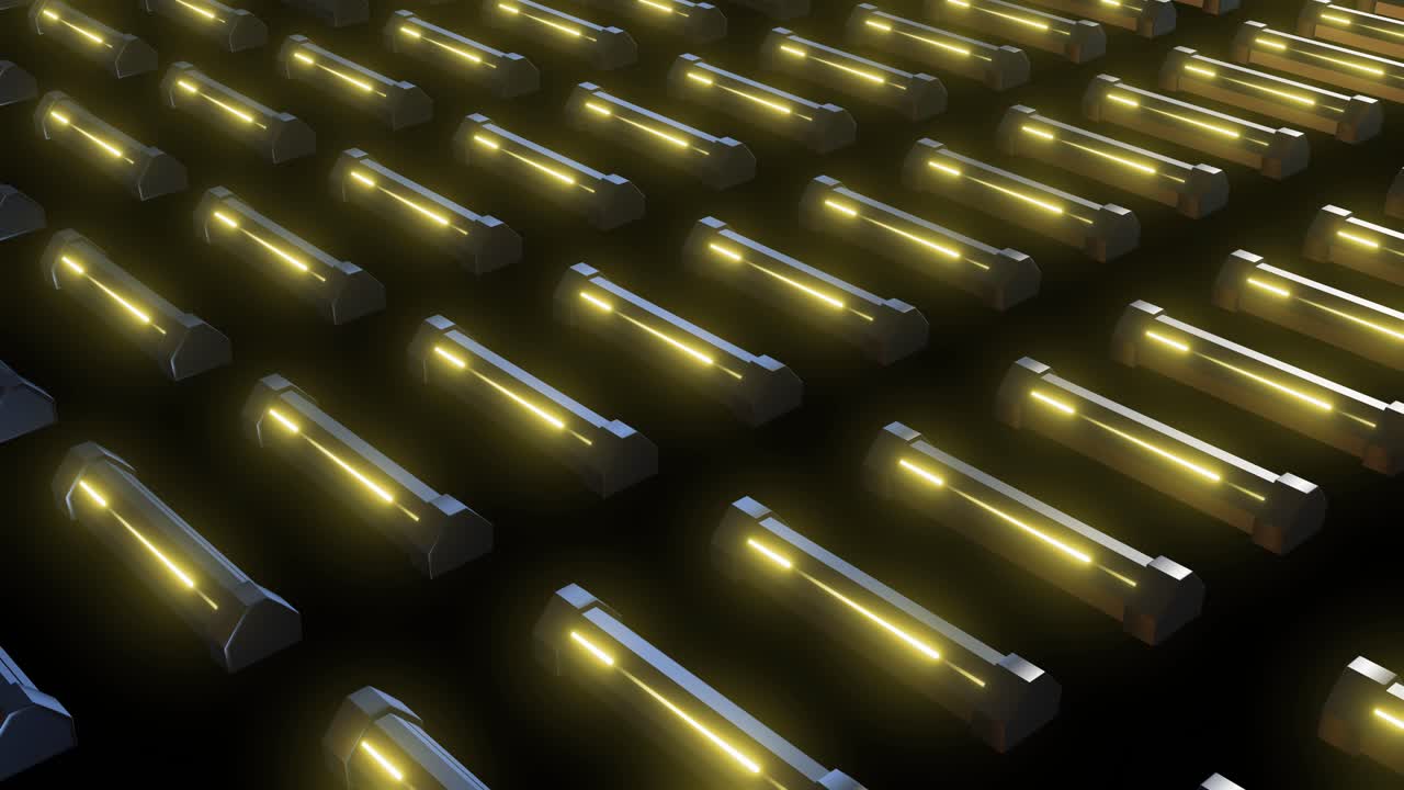 Futuristic Glowing Lights Pattern