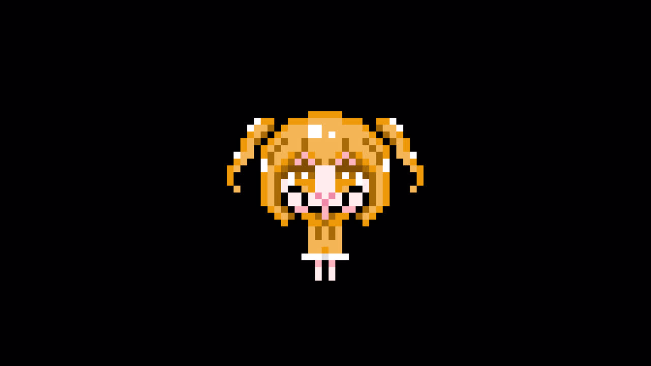 Pixel girl 03 Raise both hands Looping animation. 1080p (8).mov