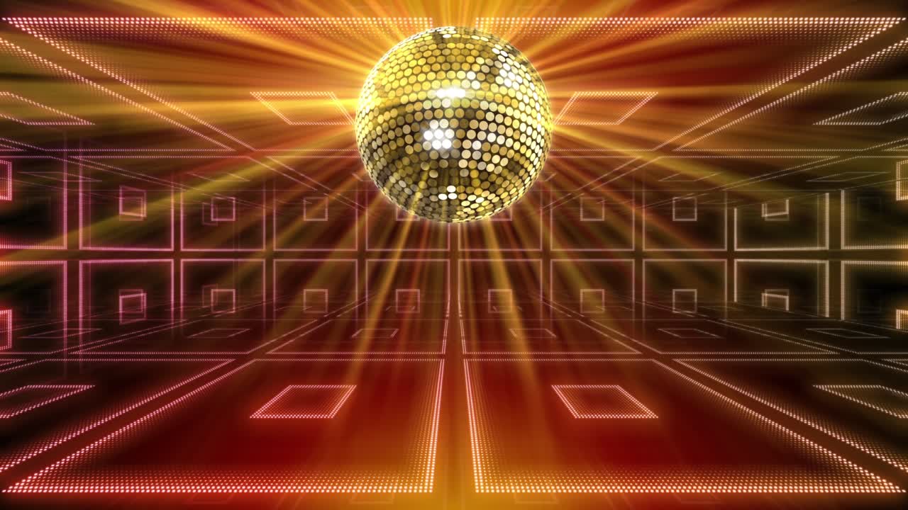 거울 공 디스코 조명 클럽 댄스 파티 반이는 배경
