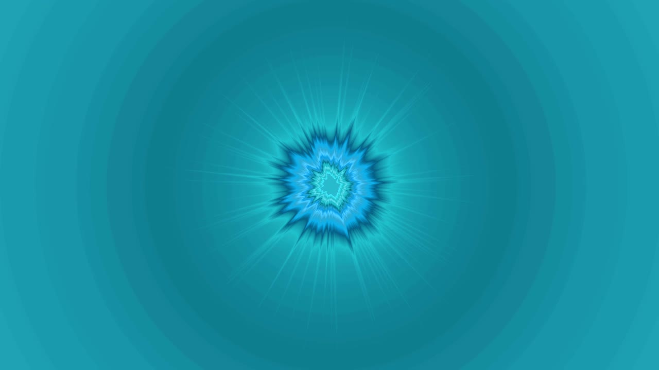 la luz del túnel del océano azul de 4k es un bucle sin costuras de varios colores. fondo gráfico de movimiento y animación abstracta.