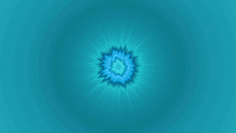 la luz del túnel del océano azul de 4k es un bucle sin costuras de varios colores. fondo gráfico de movimiento y animación abstracta.