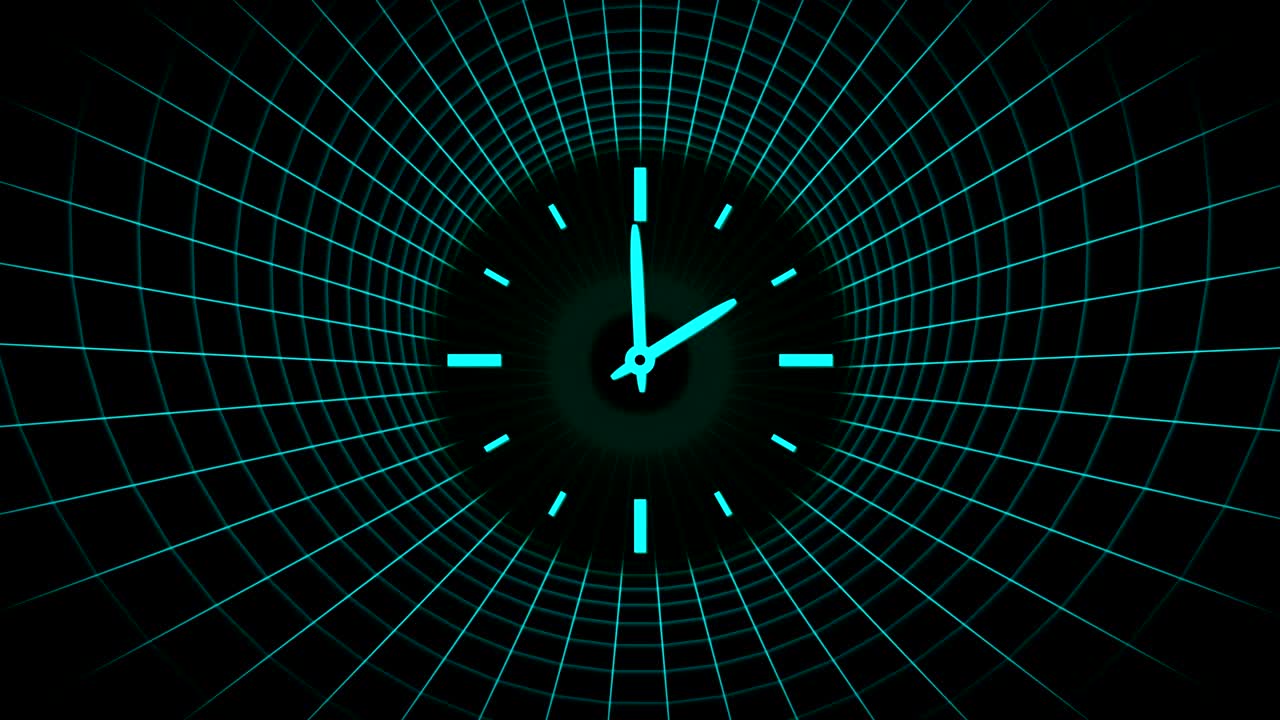 Time lapse continuo dell'orologio, Loop 4K