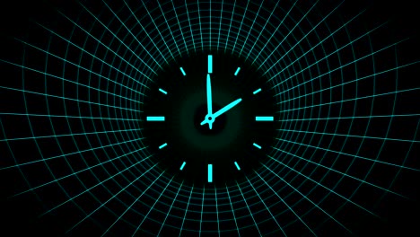 lapso de tiempo de reloj sin costuras, bucle de 4k