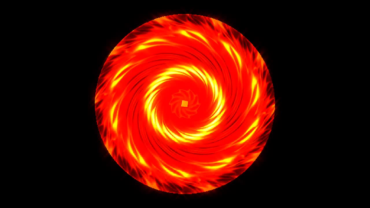 아름답고 추상적인 칼레도스코프, 빛나는 빛, 미묘한 움직임을 조절하는 빛.