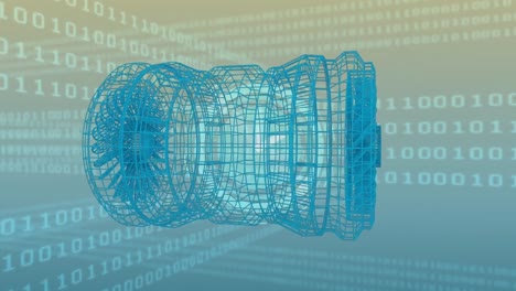 Animación-Del-Procesamiento-De-Datos-Sobre-El-Motor