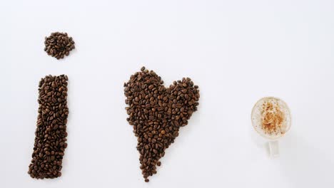 Coffee-beans-forming-shape-I-love-coffee