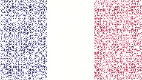 flag of france (dot flag, alpha channel)