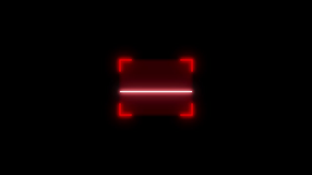 Digital Red Scanning Laser Barcode Animation