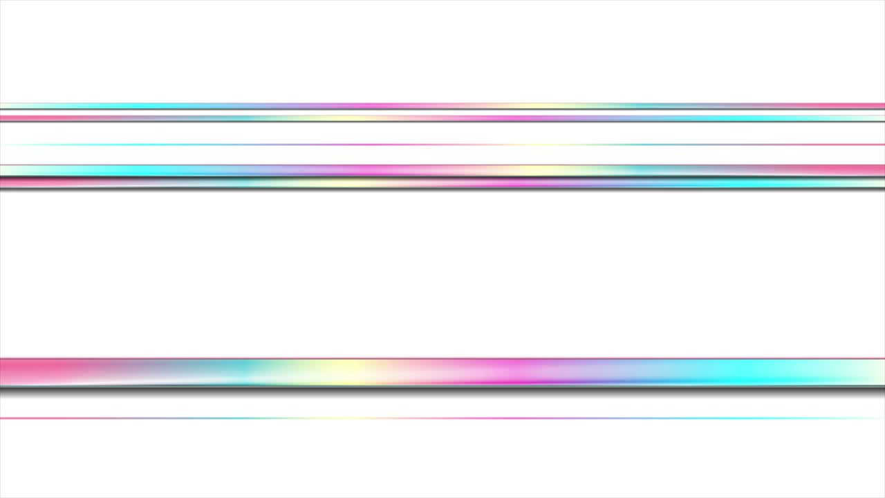 홀로그램 반이는 기하학적 줄무 추상 기술 모션 배경