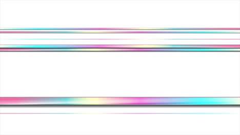 holographic glossy geometric stripes abstract tech motion background