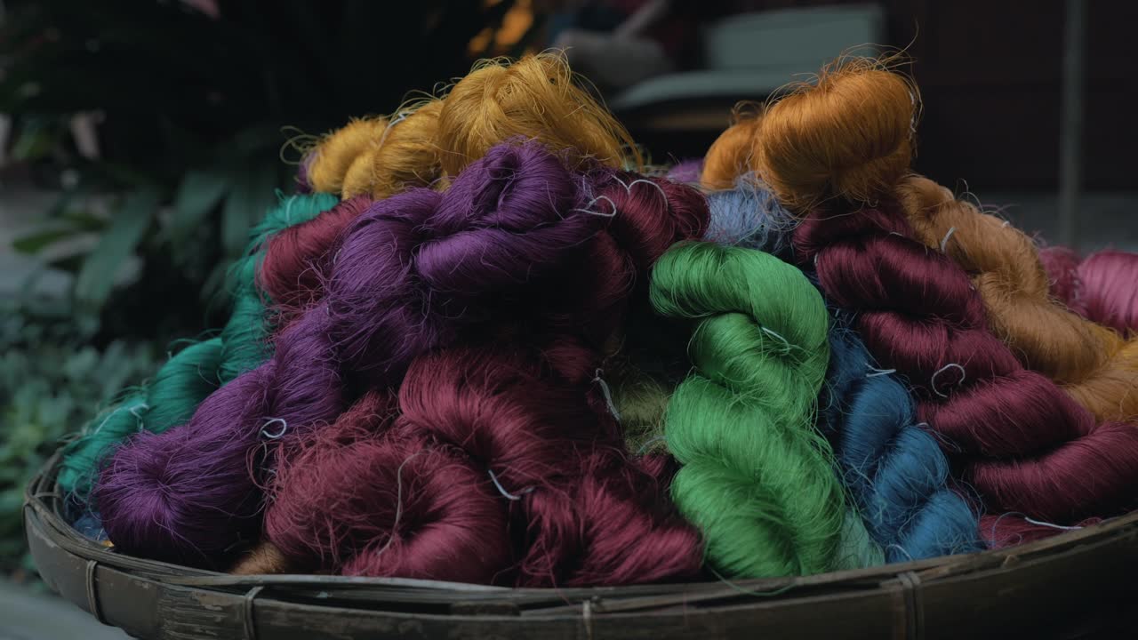 industria de la seda de tailandia - fabricación de seda-tejido de seda